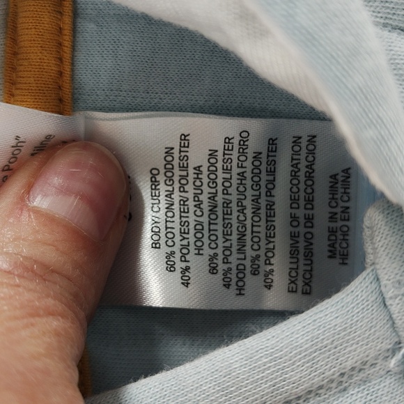 Disney Baby Snap Up Jacket Quilted Winnie The Pooh With Hood Multiple Sizes - Picture 5 of 6